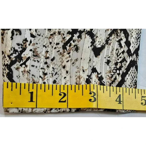 Joie Womens Python Print Long Sleeve Blouse shirt Boutton down size XL - Picture 7 of 16